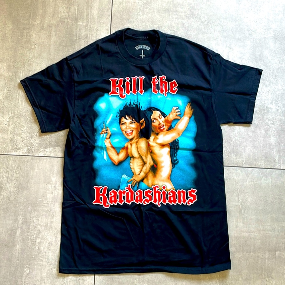 Kill The Kardashians Black Tee Medium NWT